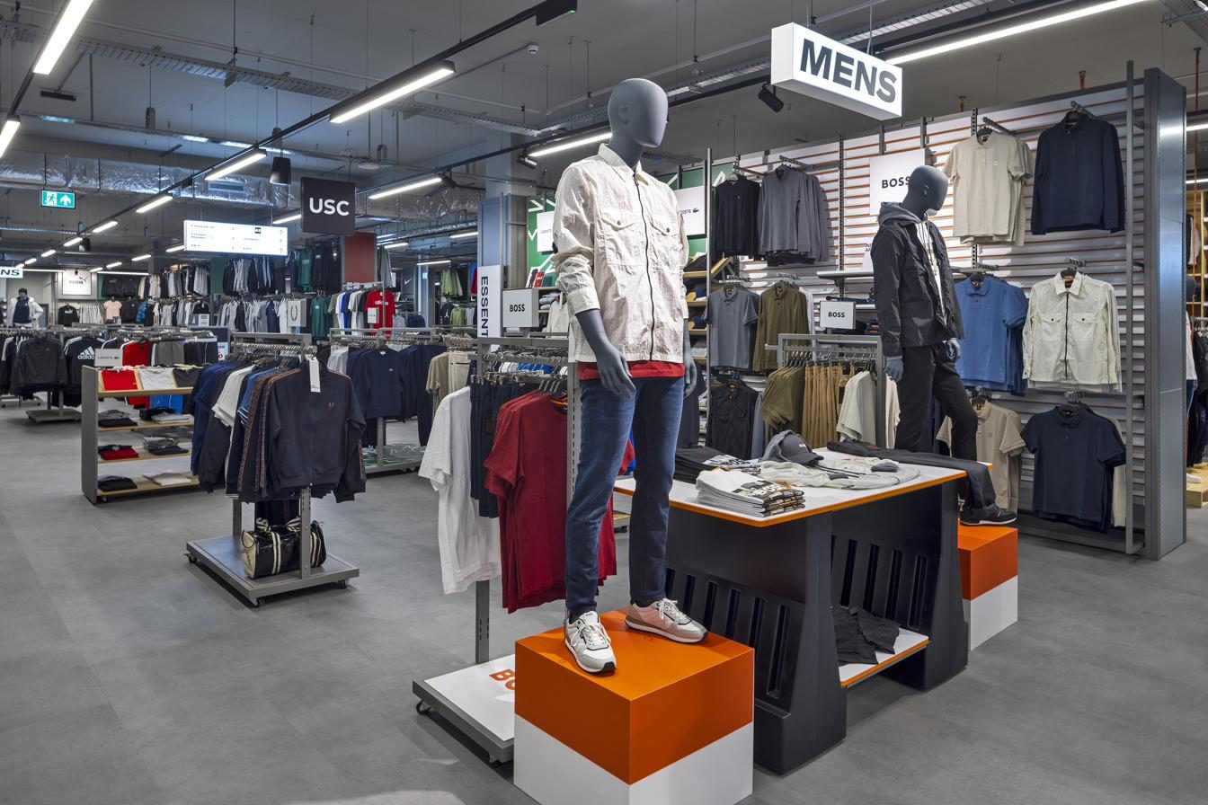 Belfast menswear floor