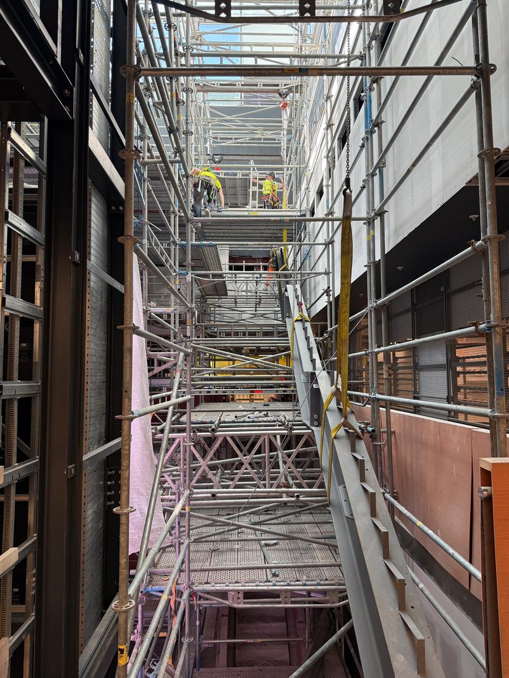 Dublin during construction