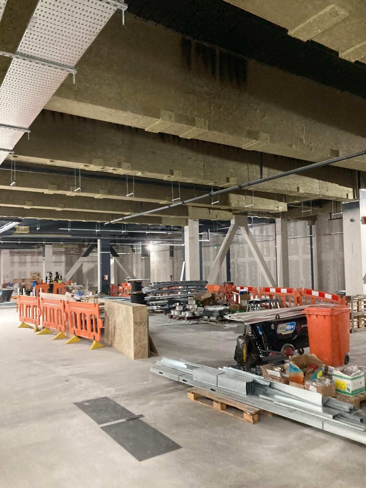 Stratford during construction